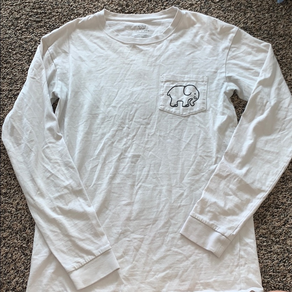 ivory ella long sleeve top